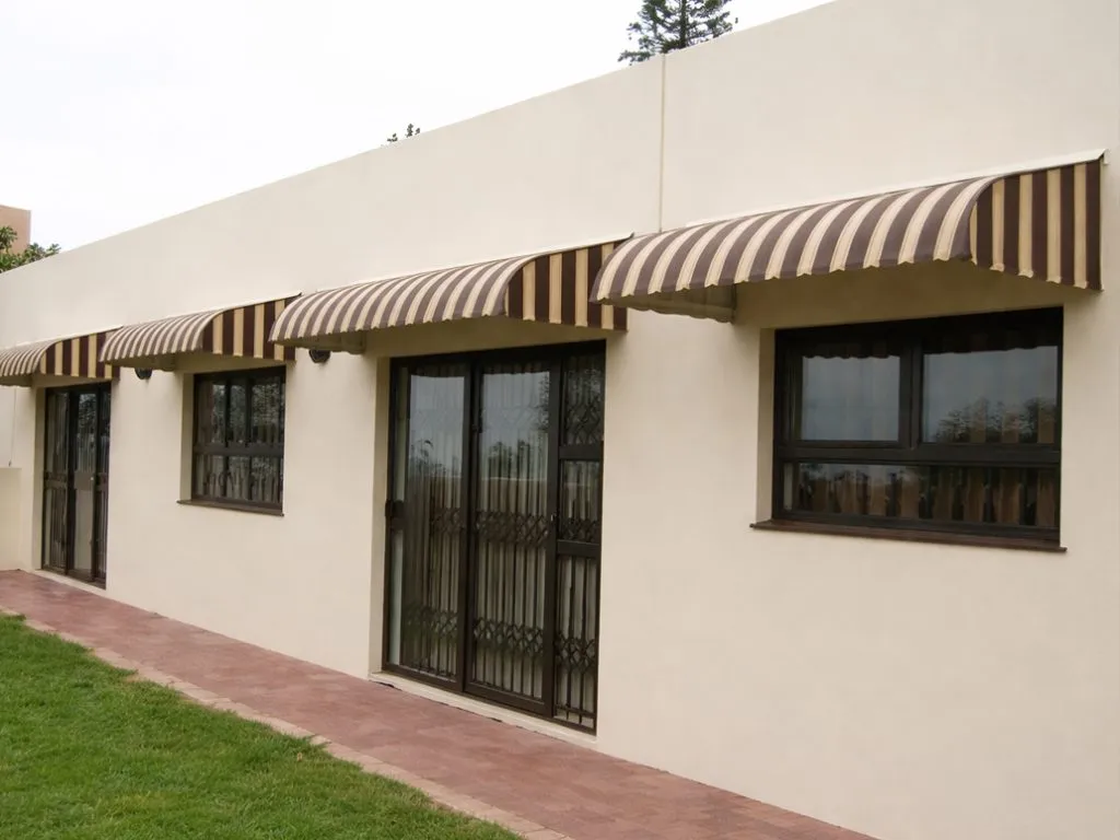 Fixed window and door awning